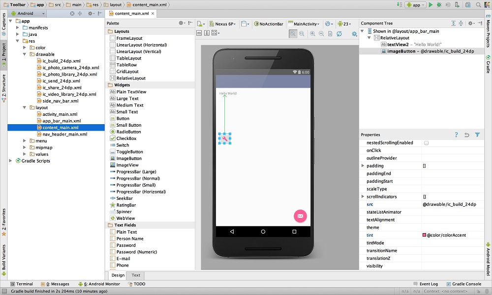 Android Studio（十）：Android Studio添加多适配的向量图片