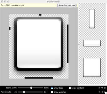 Android Studio（十一）：创建可伸缩的图片（9-patch文件）