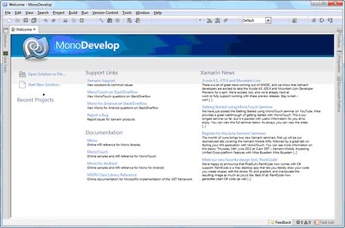 图一：MonoDevelop