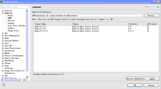 Eclipse:window --> preference