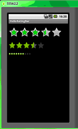 Android学习指南之十一：ProgressBar、SeekBar和RatingBar