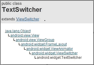 Android学习指南之四十五：用户界面View之ImageSwitcher 和TextSwitcher